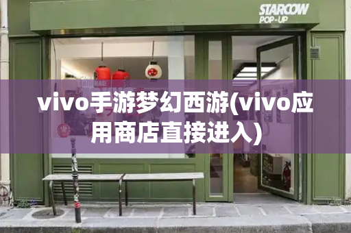 vivo手游梦幻西游(vivo应用商店直接进入)