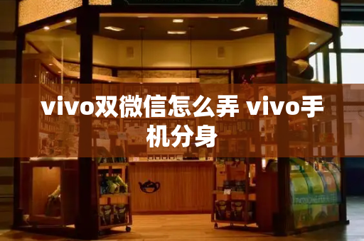 vivo双微信怎么弄 vivo手机分身-第1张图片-星选测评