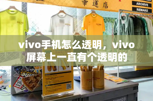 vivo手机怎么透明，vivo屏幕上一直有个透明的