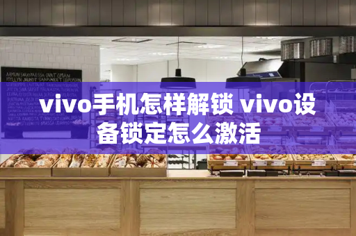 vivo手机怎样解锁 vivo设备锁定怎么激活-第1张图片-星选测评