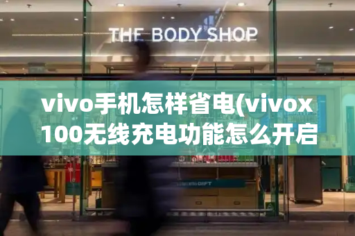 vivo手机怎样省电(vivox100无线充电功能怎么开启)