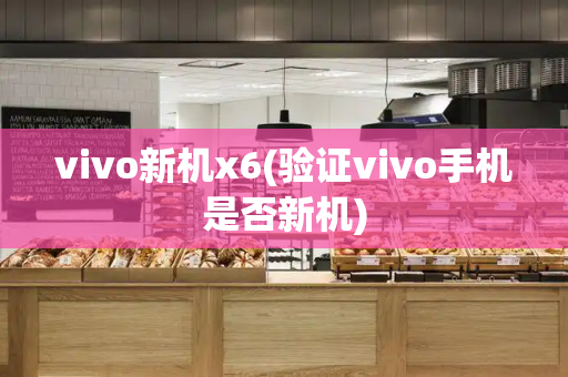 vivo新机x6(验证vivo手机是否新机)-第1张图片-星选测评