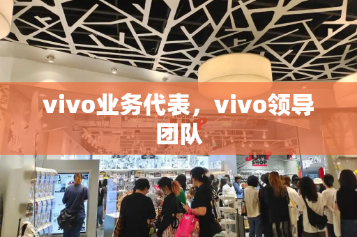 vivo业务代表，vivo领导团队