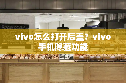 vivo怎么打开后盖？vivo手机隐藏功能