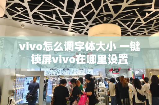 vivo怎么调字体大小 一键锁屏vivo在哪里设置