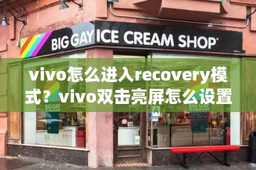 vivo怎么进入recovery模式？vivo双击亮屏怎么设置-第1张图片-星选测评