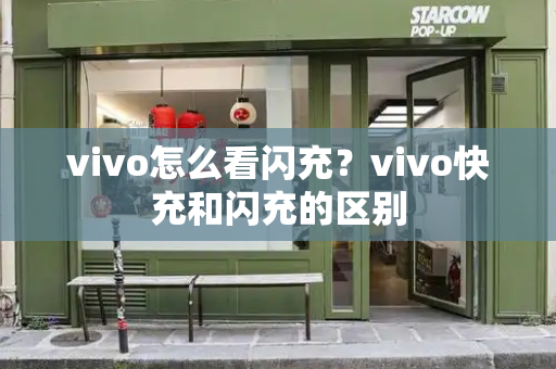 vivo怎么看闪充？vivo快充和闪充的区别-第1张图片-星选测评