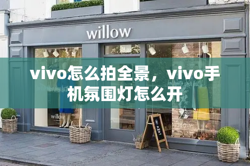 vivo怎么拍全景，vivo手机氛围灯怎么开-第1张图片-星选测评