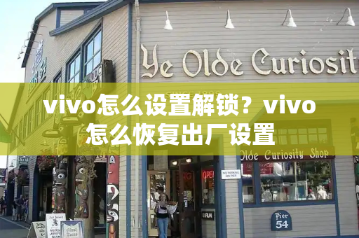 vivo怎么设置解锁？vivo怎么恢复出厂设置-第1张图片-星选测评