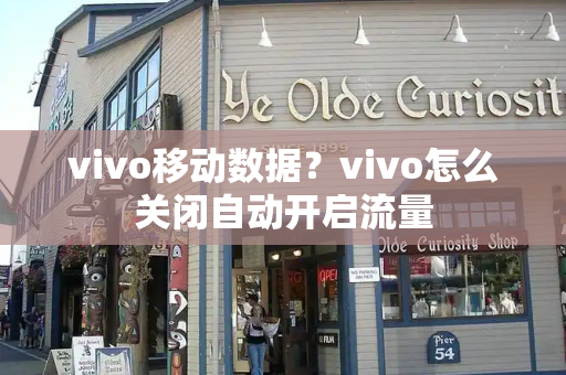 vivo移动数据？vivo怎么关闭自动开启流量