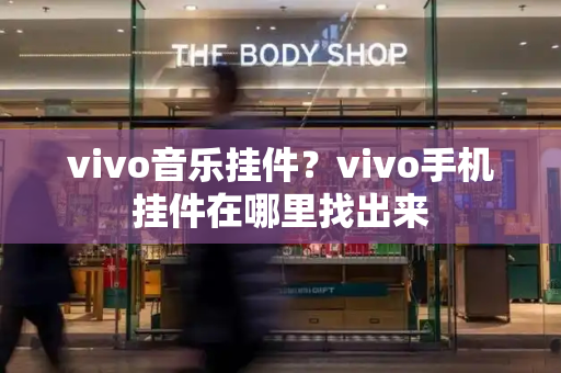 vivo音乐挂件？vivo手机挂件在哪里找出来-第1张图片-星选测评