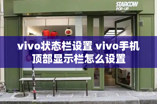 vivo状态栏设置 vivo手机顶部显示栏怎么设置