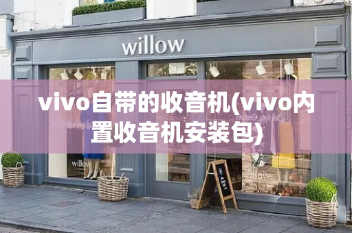 vivo自带的收音机(vivo内置收音机安装包)-第1张图片-星选测评