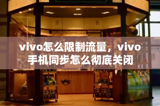 vivo怎么限制流量，vivo手机同步怎么彻底关闭