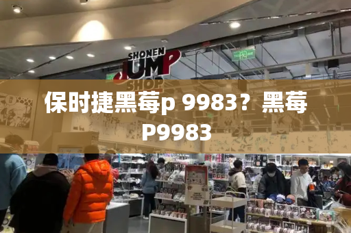 保时捷黑莓p 9983？黑莓P9983