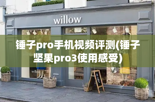 锤子pro手机视频评测(锤子坚果pro3使用感受)