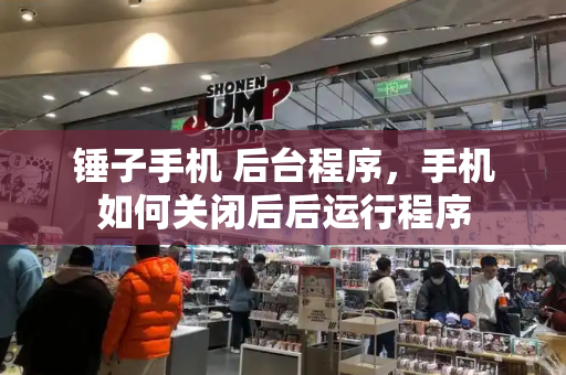 锤子手机 后台程序，手机如何关闭后后运行程序