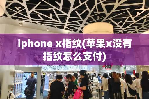 iphone x指纹(苹果x没有指纹怎么支付)-第1张图片-星选测评