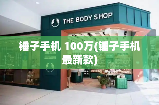 锤子手机 100万(锤子手机最新款)