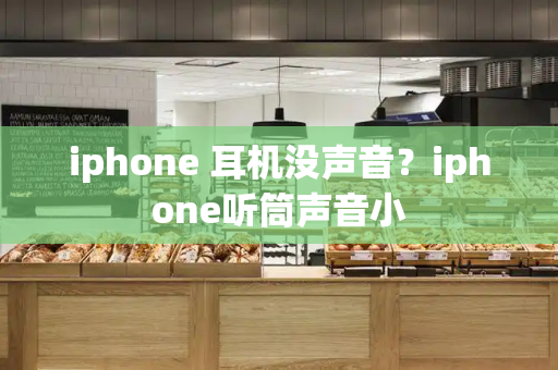 iphone 耳机没声音？iphone听筒声音小-第1张图片-星选测评