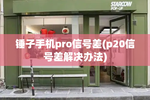 锤子手机pro信号差(p20信号差解决办法)