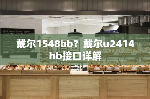 戴尔1548bb？戴尔u2414hb接口详解