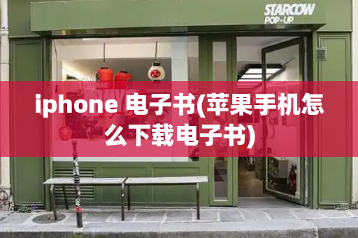 iphone 电子书(苹果手机怎么下载电子书)