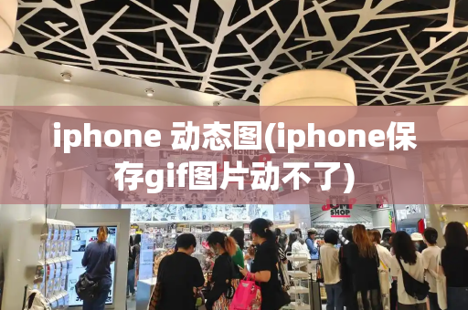 iphone 动态图(iphone保存gif图片动不了)-第1张图片-星选测评