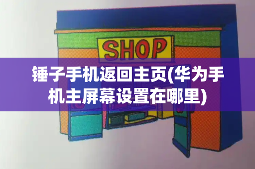 锤子手机返回主页(华为手机主屏幕设置在哪里)-第1张图片-星选测评