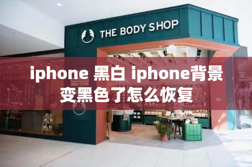 iphone 黑白 iphone背景变黑色了怎么恢复-第1张图片-星选测评