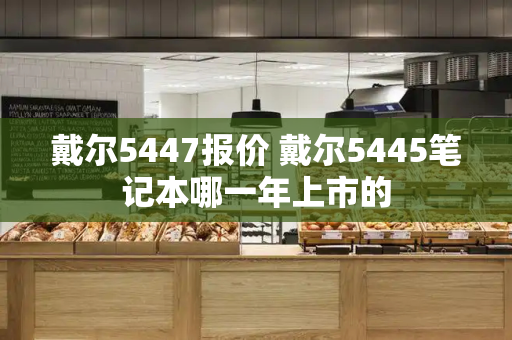 戴尔5447报价 戴尔5445笔记本哪一年上市的