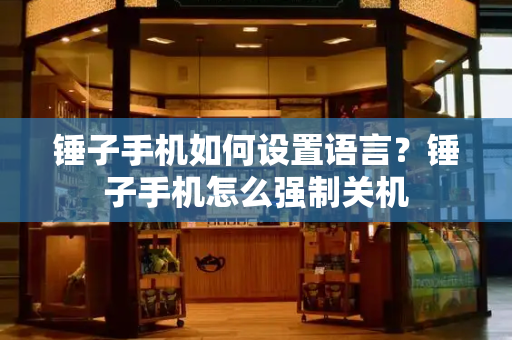 锤子手机如何设置语言？锤子手机怎么强制关机-第1张图片-星选测评