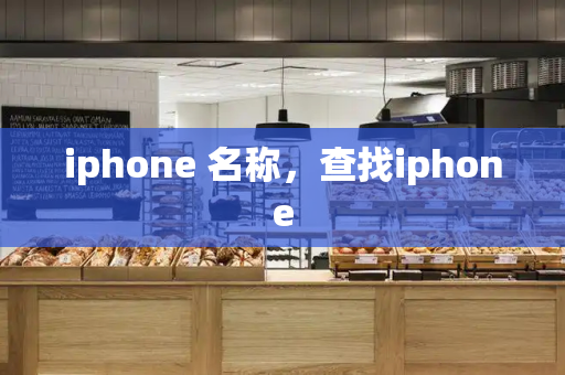 iphone 名称，查找iphone-第1张图片-星选测评