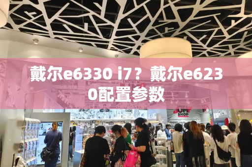 戴尔e6330 i7？戴尔e6230配置参数