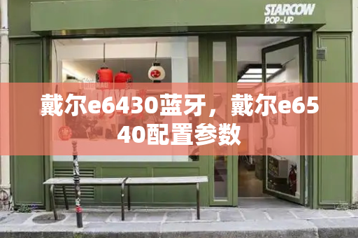 戴尔e6430蓝牙，戴尔e6540配置参数