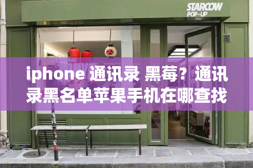 iphone 通讯录 黑莓？通讯录黑名单苹果手机在哪查找