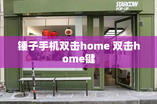 锤子手机双击home 双击home键-第1张图片-星选测评