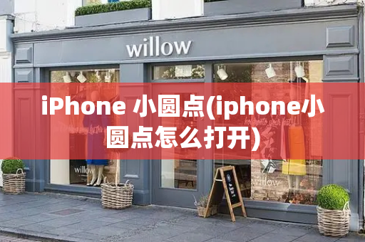 iPhone 小圆点(iphone小圆点怎么打开)-第1张图片-星选测评