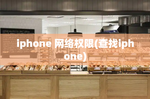 iphone 网络权限(查找iphone)-第1张图片-星选测评