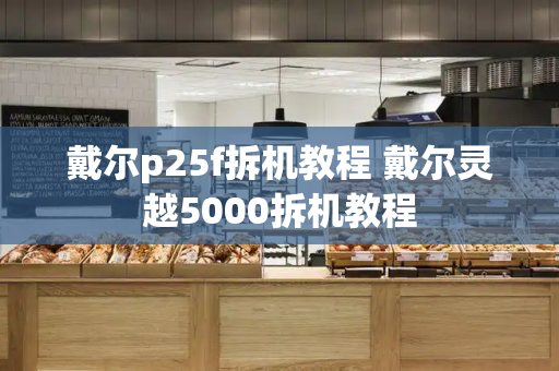 戴尔p25f拆机教程 戴尔灵越5000拆机教程