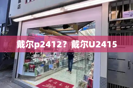 戴尔p2412？戴尔U2415