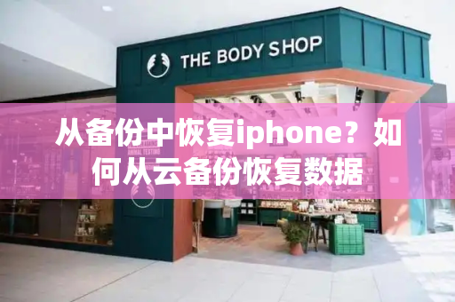 从备份中恢复iphone？如何从云备份恢复数据-第1张图片-星选测评