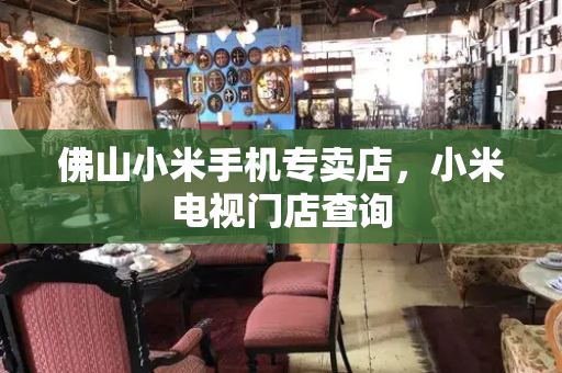 佛山小米手机专卖店，小米电视门店查询-第1张图片-星选测评