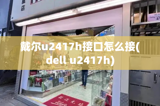 戴尔u2417h接口怎么接(dell u2417h)