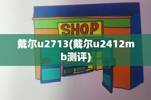 戴尔u2713(戴尔u2412mb测评)