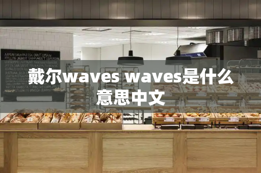 戴尔waves waves是什么意思中文-第1张图片-星选值得买