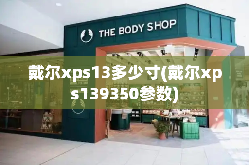 戴尔xps13多少寸(戴尔xps139350参数)