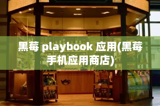 黑莓 playbook 应用(黑莓手机应用商店)