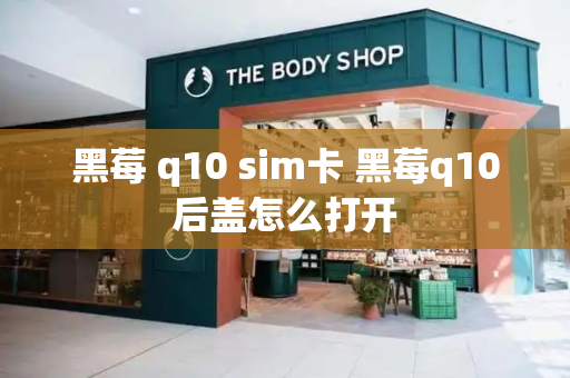 黑莓 q10 sim卡 黑莓q10后盖怎么打开