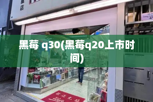 黑莓 q30(黑莓q20上市时间)